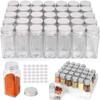 Amazon Juego de Frascos Cuadrados para Especias Frascos de Vidrio para Especias para Exteriores Caja de Almacenamiento de Sal y Condimentos para Cocina Botella para Condimentos