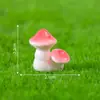 Terrario de musgo, diseño creativo y minimalista, mini champiñones realistas, decoraciones de paisajismo para jardín de suculentas DIY, adornos pequeños