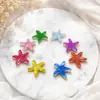 Acessórios de resina Glitter Starfish Phone Shell Beleza DIY Decorações Anel Brincos Material