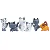 6 estilos de figuras de gato de 3ª generación para armar tú mismo para un jardín fresco y lindo, helado, repostería, decoración de plantas suculentas y ornamentación