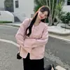Moda Nueva Primavera y Otoño 2025 Reductora de Edad Versátil Mejora de Calidad Jacquard Nuevo Estilo Chino Chaqueta de Botones Tendencia Superior para Mujer