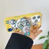 Funda para Teléfono Móvil Bicchibao Fish Apple 17Promax con Correa de Dibujos Animados Adecuada para 16Pro Magnética de Doble Capa 15Pro/14