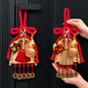 Decorações de inauguração de casa, pingentes para maçanetas, caracteres da sorte, decorações de nós, arranjos para casa nova, suprimentos para cerimônia de mudança