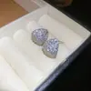 Pendientes de Flor de Zircón Perla Aguja de Plata Minimalistas Modernos Versátiles Elegantes Pendientes de Lujo Ligero Pendientes de Gama Alta Venta al por Mayor