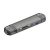 Lector de tarjetas OTG multifunción seis en uno TF/SD USB3.0 para teléfono Apple 16 Huawei Android Tipo-c