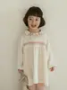 Vestido de Solapa Estilo Bosque Nuevo Primavera y Otoño 2026 para Niñas, Vestido Casual de Moda Lindo para Niñas