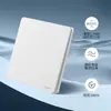 Panel de interruptor y enchufe Zhengtai 3L ultrafino mate esmerilado enchufe de 5 orificios blanco crema enchufe positivo de cinco orificios oculto 10