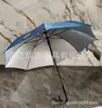 Guarda-chuva de Cabo Longo para Homem de Negócios Guarda-chuva de Golfe Grande Reto Duplo Automático Guarda-chuva Quadrado Impresso com Logo Presente