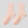 Calcetines sin costuras para niños de algodón puro primavera y otoño antibacterianos calcetines de media caña calcetines blancos sin costuras antipilling calcetines de luna medias