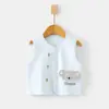 Chaleco para Bebé, Chaleco Protector de Barriga, Chaleco de Doble Capa para Niños de Otoño e Invierno, Chaleco, Ropa Interior Térmica de Algodón Puro para Recién Nacidos
