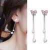 Pendientes de estrella nuevos transfronterizos de Europa y Estados Unidos, pendientes de constelación con borlas largas y diseño de nicho de moda simple para mujer, de moda
