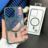 Adecuado para Apple 17 Estuche Magnético Mate iPhone 16/15 Promax Borde Colorido 7P Funda para Teléfono Xr Cubierta Protectora