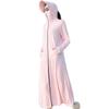 Ropa Larga de Protección Solar de Seda de Hielo para Mujer Verano Fina Protección Solar de Cuerpo Completo Ropa para la Piel Protección Solar para Ciclismo al Aire Libre Abrigo de Manga Larga