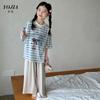 Pijamas para Niñas YOJIA Verano 2025 Nuevo Estilo Traje de Verano para Niña Ropa de Casa para Niños Conjunto de Dos Piezas