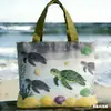 Bolsa de Mão Feminina Nova Tendência 3D Transfronteiriça Temu Amazon Padrão Tartaruga Marinha Estampa Digital Única