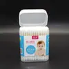 Cotonete de Algodão para Bebê Cabeça Pequena Descartável Dupla Face Household Cotton Swab Stick Super Loja de Dois Reais Cotonete para Limpeza de Ouvido de Bebê Cotonete de Algodão para Crianças