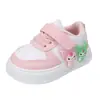 Zapatos para caminar para niños pequeños, zapatos para niños con suelas blandas, cómodos, transpirables y duraderos, zapatos casuales para niños, zapatos planos para niñas, de dibujos animados, modernos