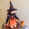 Traje de Falda de Calabaza de Halloween para Niñas 2025 Estilo Infantil Lolita Falda de Princesa Vestido Brillante Falda de Capullo de Flor