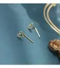 Pendientes de Perla Estilo Coreano Francés Elegante con Cierre de Plata 925 Pendientes de Gama Alta Corazón Flor Pendientes Versátiles para Mujer Venta al por Mayor