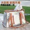 Bolsa de viaje para mascotas, transportadora de gatos, bolsa portátil para gatos, bolso de hombro para perros pequeños con cabeza abierta, accesorios para perros portátiles y transpirables