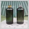 Botella de aluminio color té, 200 ml, para medicina líquida, agua floral, acondicionador, 200 ml, botella para cebo, botella de recarga de champú