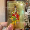 Atacado de fábrica Foka Deus da Riqueza Manjusri Guanyin Cartão Dourado Wuye Cartão de Mão