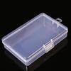 Caja de embalaje para clips de sellado, caja pequeña, caja de almacenamiento de PP, plástico transparente, artefacto para productos pequeños, caja de embalaje para borla de polvo