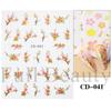 Pegatinas de uñas de flores nuevas transfronterizas tulipán flor pegatinas de uñas adhesivas pegatinas de uñas lote mixto uñas