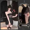 Jinxiao Lingerie Sexy, Pijama Sexy e Interessante Qqny Estilo Abstinência Recorte Renda Saia de Quadril Uniforme