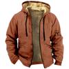 Sudadera con capucha de algodón con forro marrón, estampado digital 3D con patrón de mezclilla transfronterizo europeo y americano