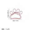 Clip para Papel con Forma de Huella de Gato de Dibujos Animados Lindo Clip con Forma Especial Suministros de Oficina para Estudiantes Escolares Venta Directa de Fábrica Marcapáginas