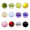 Huagang Gem Cuentas Redondas Zirconia de Color Cuentas de Luz Piedra Suelta Multicolor Esférica Gema CZ Artificial de Color Cuentas Dispersas con Cuentas