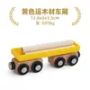 Coche de Policía de Inercia de Plástico Coche de Ingeniería Remolque con Hombrecito Compatible Pista de Tren de Madera Thomas Juguete