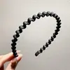 Diadema retorcida fresca y elegante, de lujo ligero para mujer, adecuada para el uso diario en primavera y verano, diadema de ala ancha, dulce accesorio para el cabello estilo coreano