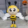 Parque Infantil Exterior Escultura de Abeja de Dibujos Animados de Plástico Reforzado con Fibra de Vidrio Departamento de Ventas Césped Escénico Decoraciones de Animales de Simulación Adornos