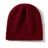 Cachemira 2026 Otoño e Invierno Nuevo para Mujer de Gama Alta Color Sólido Calado de Doble Capa Tejido Cálido Moda Turbante Sombrero