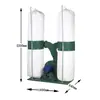Colector de polvo en bolsa para sierra, bolsa para sierra de mesa de carpintería, colector de polvo en bolsa para sierra de mesa industrial