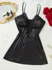 Sexy Camisón de Verano con Tirantes y Ribete de Encaje, Cómodo y Transpirable, Estilo Corto, Camisón Femenino de Estilo Puro Deseo de Alta Gama