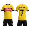 Jersey de fábrica fuente personalizado para partido de fútbol, entrenamiento, uniforme de equipo, impresión por sublimación, traje de fútbol de secado rápido personalizado