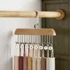 Colgador de Madera Maciza con Múltiples Compartimentos para Ropa Interior, Exhibidor Multifuncional para Tiendas de Ropa para Tirantes y Bufandas, Suministro Directo desde la Fábrica de Origen