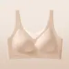 Sujetador sin costuras anti-gravedad levanta-busto para mujer, soporte lateral para senos auxiliares, copa fija, espalda hermosa, push-up, sujetador sin varillas