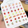 Decorações de Arte para Unhas em Resina, Frutas Realistas, Decorações Frescas para Unhas DIY, Brincos, Acessórios para Capa de Celular, Acessórios Vestíveis para Unhas