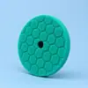 Disco de pulido de esponja con borde biselado hexagonal transfronterizo de 5 pulgadas para reparación de rayones en pintura de automóvil y rueda de pulido para restauración de espejo