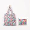 Bolsa de Compras Impermeable Personalizada de un Solo Hombro para Compras de Abarrotes Plegable de Gran Capacidad Bolsa Plegable de Poliéster 190t Bolsa de Regalo Publicitaria