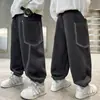 Pantalones para niño, nueva colección primavera/otoño 2026, pantalones deportivos modernos y geniales para niños con sobrepeso, versátiles pantalones de chándal de invierno para niños mayores