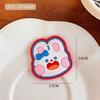 Pegatinas decorativas de parche de pegamento flexible de PVC con dibujos animados, hechas a mano, para teléfono móvil, creativas, para bolso, horquillas, accesorios bonitos