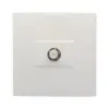 Panel de TV británico tipo 86 con conector F Cable de TV de 1 bit Interruptor CCTV Enchufe de pared para TV digital HD