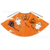 Capas Naranja de Calabaza de Halloween Hechas a Medida de Fábrica para Hombres y Mujeres, Capas de Rendimiento Estampadas de Halloween para Niños al por Mayor