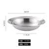 Plato para sombrero de paja de acero inoxidable vintage en stock, plato para platos de restaurante, plato hondo, plato para pasta, plato para ensalada personalizado, plato para cena estilo occidental al por mayor