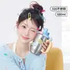 Taza Térmica con Popote para Niñas Alta Apariencia Taza de Agua Almacenamiento en Frío Taza Rompehielos de Escritorio Café Nuevo Estilo con Taza Separadora de Té